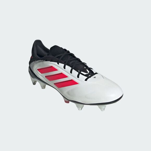 Size 9.5 Adidas Copa Pure III Elite SG White Red Mens Soccer Cleats ID9057 main image 9